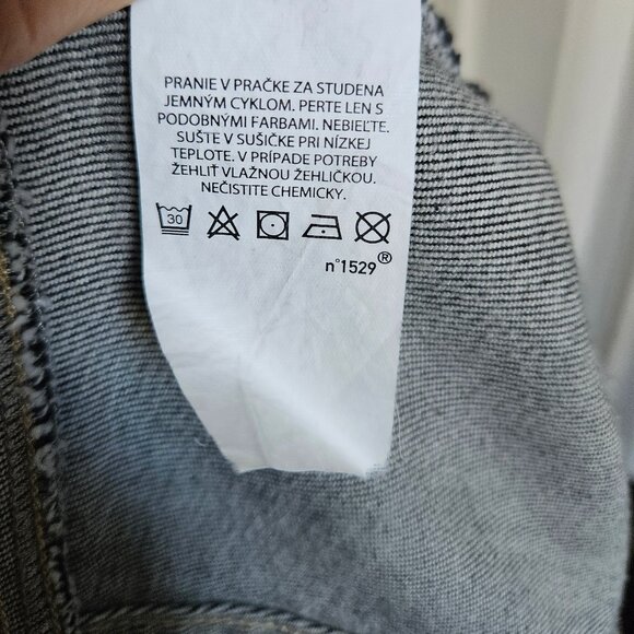 NWOT Chaps Women's Black Wash Denim Skirt - Picture 6 of 8